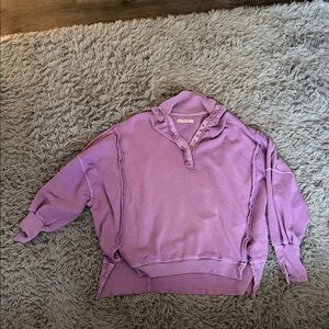 We The Free Lavender Camden sweatshirt